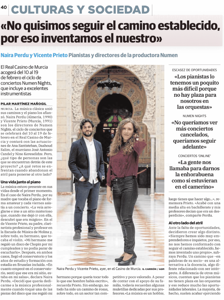 Ikigai Duo in the newspaper talking about their professional path